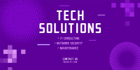 Pixel Tech Solutions Twitter Post Design