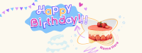 Fun Birthday Greeting Facebook cover Image Preview