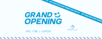 Grand Opening Modern Grunge Facebook cover Image Preview