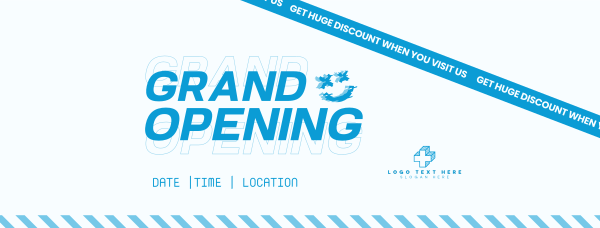 Grand Opening Modern Grunge Facebook Cover Design Image Preview