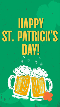 St. Patrick's Beer Greeting Instagram reel Image Preview