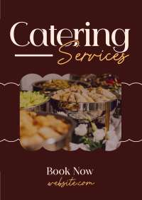 Delicious Catering Services Poster Design