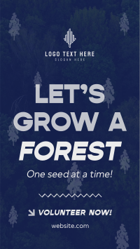 Forest Grow Tree Planting YouTube Short Preview