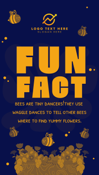 Bee Day Fun Fact Instagram Story Design