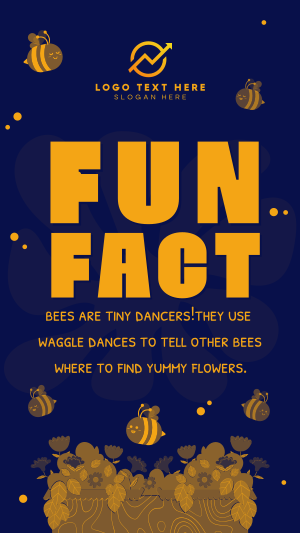 Bee Day Fun Fact Instagram story Image Preview