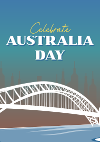 Australia Famous Landmarks Flyer Design
