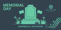 Memorial Day Tombstone Twitter post Image Preview