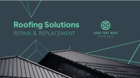 Residential Roofing Solutions Facebook Event Cover Design