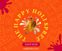 Holi Spree Facebook post Image Preview