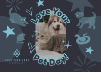 Share your Pet's Photo Postcard Image Preview
