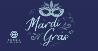 Let's Celebrate Mardi Gras Facebook Ad Design