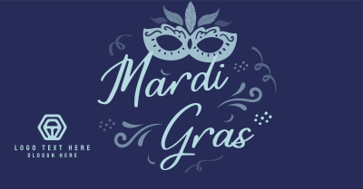 Let's Celebrate Mardi Gras Facebook ad Image Preview