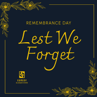 Remembrance Day Instagram post Image Preview