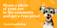 Cute Pet Lover Giveaway Twitter post Image Preview