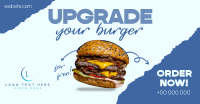 Upgrade your Burger! Facebook ad Image Preview