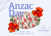 Rustic Anzac Day Postcard Image Preview