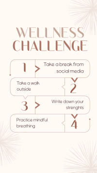 The Wellness Challenge Instagram reel Image Preview