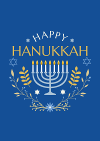 Happy Hanukkah Poster Design