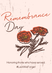 Remembrance Poppies Poster Image Preview