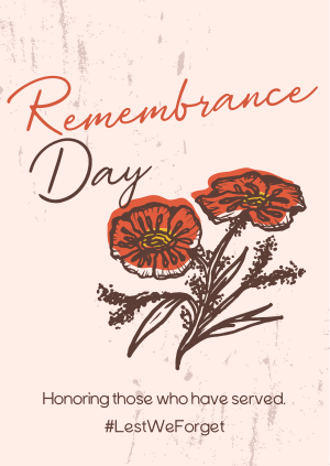 Remembrance Poppies Poster Image Preview