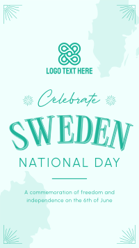 Conventional Sweden National Day Video Image Preview