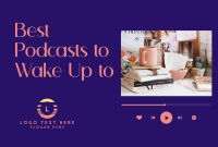 Morning Podcast Pinterest board cover Image Preview