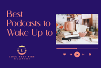 Morning Podcast Pinterest Cover Image Preview