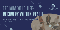 Peaceful Sobriety Support Group Twitter post Image Preview