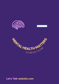Mental Health Matters Poster Image Preview