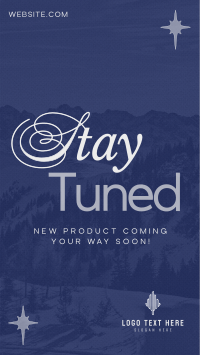 Minimalist Stay Tuned Video Image Preview