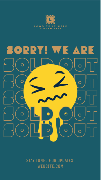 Sorry Sold Out Instagram Story Design