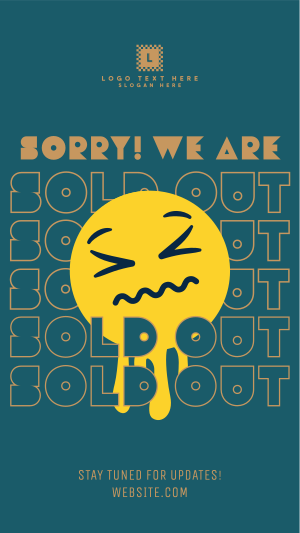 Sorry Sold Out Instagram story Image Preview