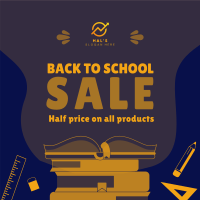Back To School Discount Instagram Post Image Preview