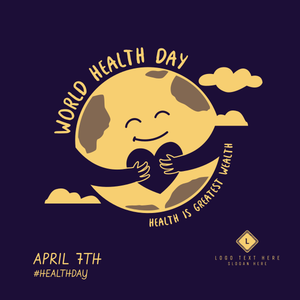 Health Day Earth Instagram Post Design Image Preview