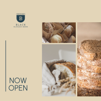 Now Open Bakery Instagram post Image Preview