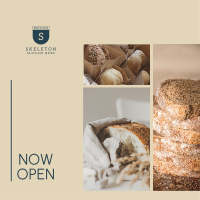 Now Open Bakery Instagram post Image Preview