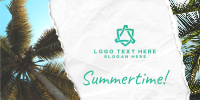 Tropical Summer Twitter post Image Preview