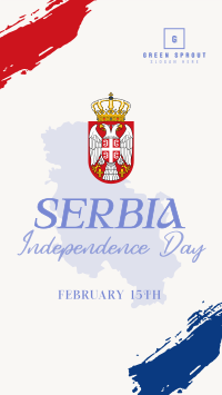 Serbia National Day TikTok Video Image Preview