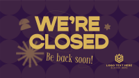 Circle Pattern We're Closed Animation Preview