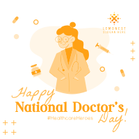 Doctors' Day Celebration Linkedin Post Image Preview