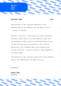 Pattern Corporate Generic Letterhead Design