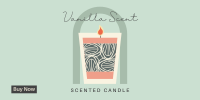 Illustrated Scented Candle Twitter post Image Preview