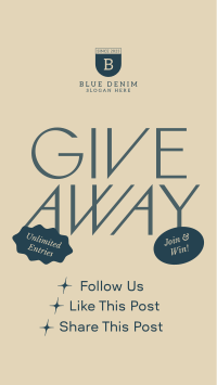 Join & Win Giveaway Instagram Reel Image Preview