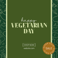 Vegetarian Day Instagram Post Design