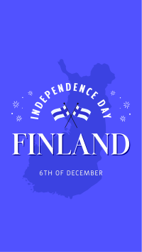 Independence Day For Finland TikTok video Image Preview