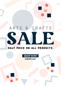 Art Supply Clearance Poster Image Preview