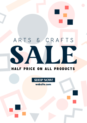 Art Supply Clearance Poster Image Preview