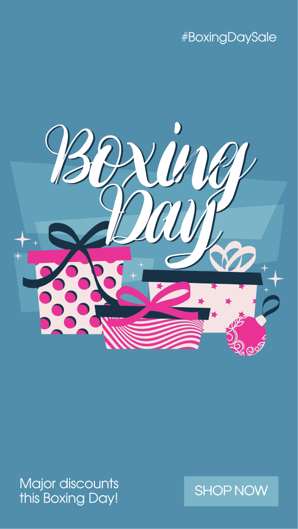 Boxing Day Gifts Facebook Story Design Image Preview