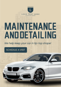 Maintenance & Detailing Flyer Image Preview
