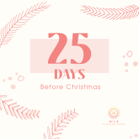 Christmas Countdown Instagram Post Design